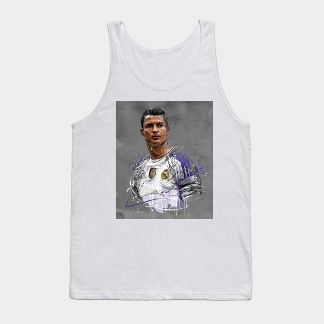 Cristiano Ronaldo Tank Top by fariskaram